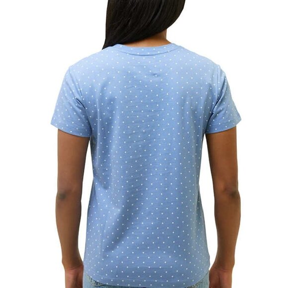 NEW Ecothreads Organic Cotton T-shirt | Blue Dots - Picture 3 of 4